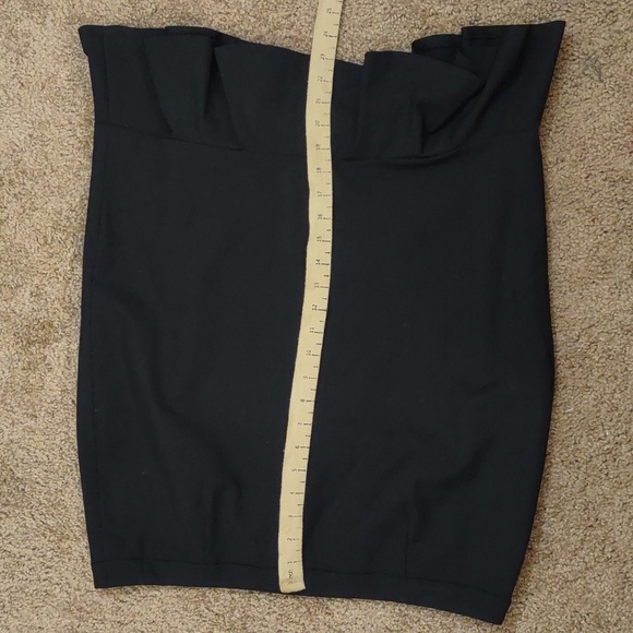 SLIGHTLY USED ANNE KLEIN KNEE LENGTH SKIRT SIZE 12 COLOR BLACK - Picture 9 of 10